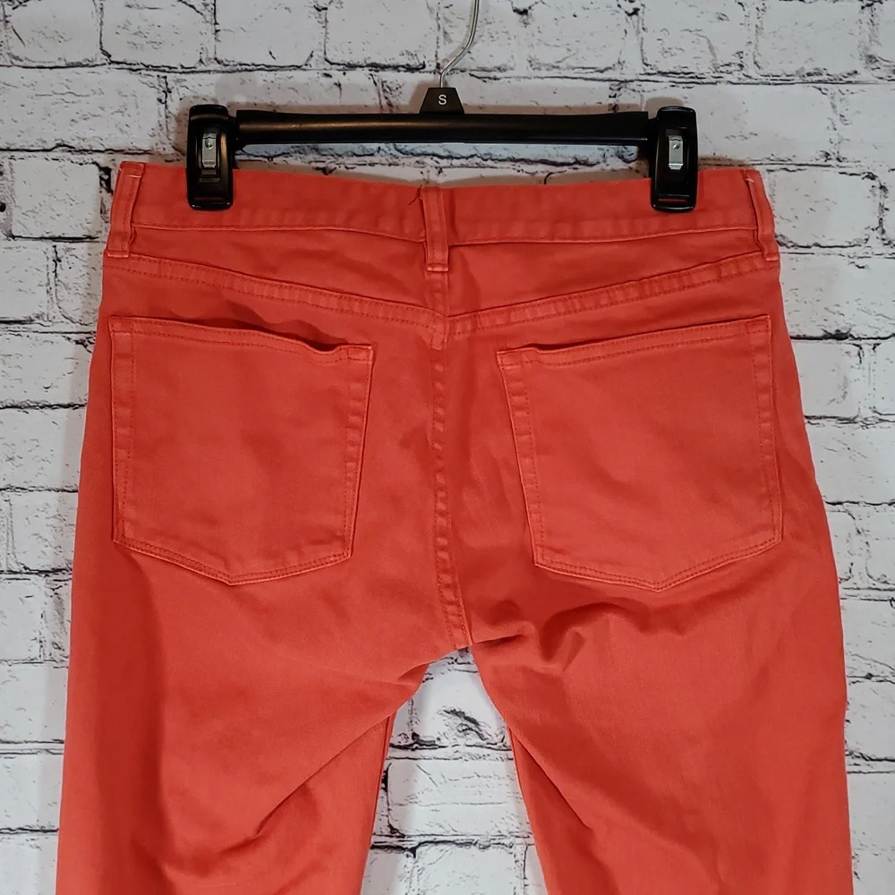 J. Crew Coral Toothpick Skinny Jeans Size 28
